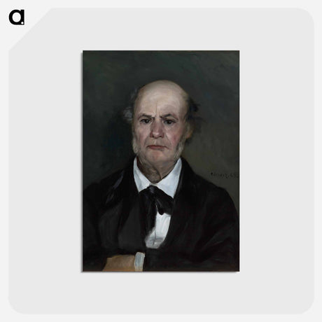 アートポストカード-The Artist’s Father - ピエール オーギュスト ルノワール Postcard.