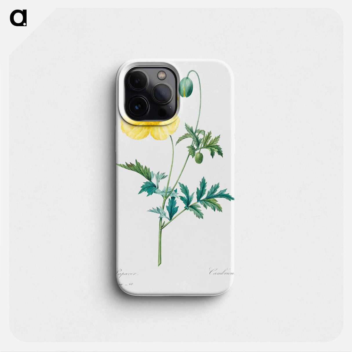 Welsh poppy - Pierre Joseph Redouté Phone Case.