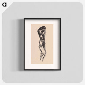 アートポスター-Female figure - アーノルド ピーター ワイズ クビンチャン Poster.