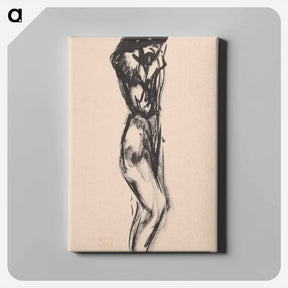 アートパネル-Female figure - アーノルド ピーター ワイズ クビンチャン Canvas.