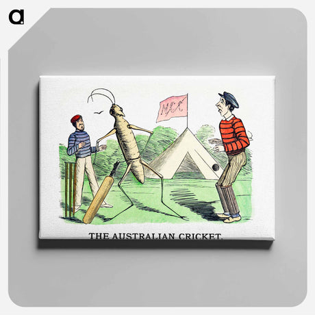 アートパネル-The Australian Cricket from Un-Natural History Not Taught In Bored Schools
 - 大英図書館 Canvas.