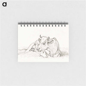 アートメモ帳-Lying cow - ジャン ベルナール Memo.