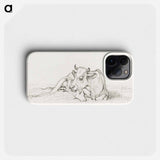 Lying cow - ジャン ベルナール Phone Case.