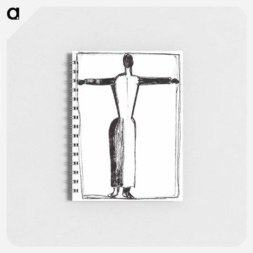 Figure in the form of a cross with raised hands - カジミール マレーヴィチ Memo.