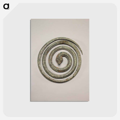 アートポストカード-Coiled Snake Ornament
 - セントルイス美術館 Postcard.