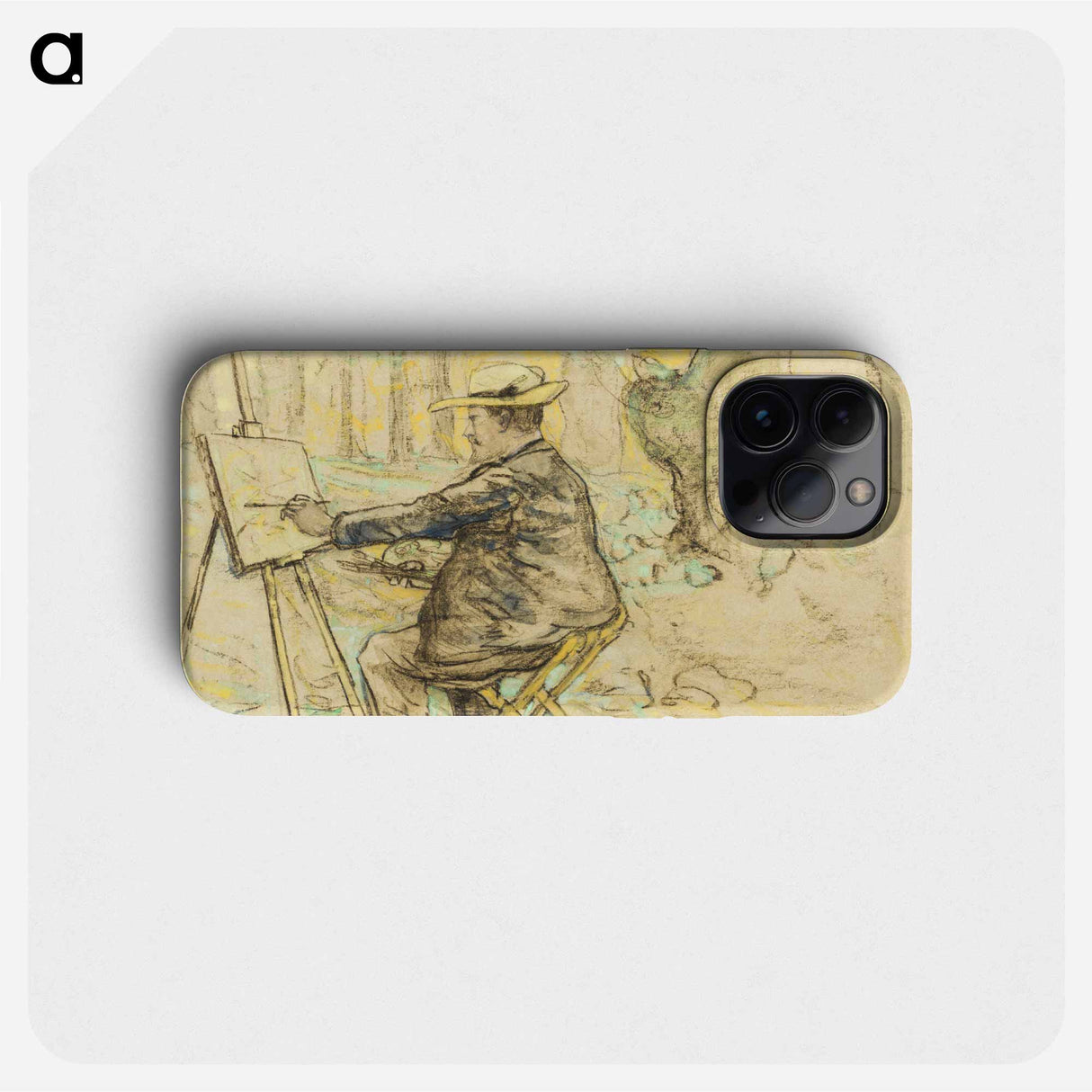 Portrait of Henricus painted in the style of the Haag - Theo van Hoytema Phone Case.