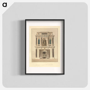 アートポスター-Chimney piece in King James's Room, Hatfield House
 - イェール大学アートギャラリー Poster.
