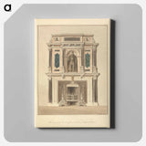 アートパネル-Chimney piece in King James's Room, Hatfield House
 - イェール大学アートギャラリー Canvas.