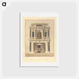 アートポストカード-Chimney piece in King James's Room, Hatfield House
 - イェール大学アートギャラリー Postcard.