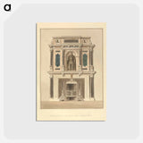 アートポストカード-Chimney piece in King James's Room, Hatfield House
 - イェール大学アートギャラリー Postcard.