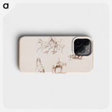 (unknown) part of a sketchbook - アルバート エーデルフェルト Phone Case.