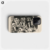 Anxiety - アーノルド ピーター ワイズ クビンチャン Phone Case.