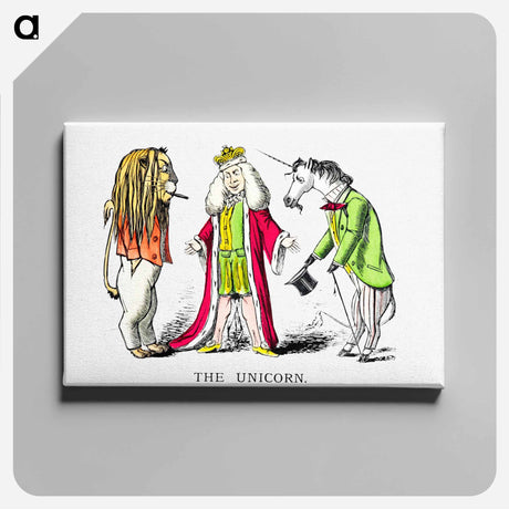 アートパネル-The Unicorn from Un-Natural History Not Taught In Bored Schools
 - 大英図書館 Canvas.