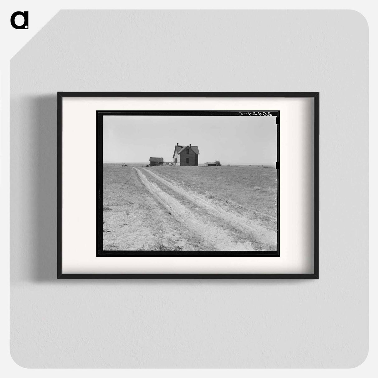 Abandoned farmhouse in Columbia Basin - Dorothea Lange Poster.