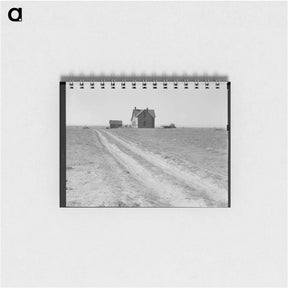 アートメモ帳-Abandoned farmhouse in Columbia Basin - ドロテア ラング Memo.