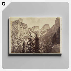 アートパネル-Yo-Sem-i-te Valley, California
 - エドワード マイブリッジ Canvas.