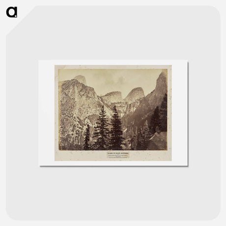 アートポストカード-Yo-Sem-i-te Valley, California
 - エドワード マイブリッジ Postcard.