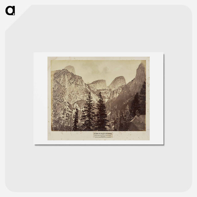 アートポストカード-Yo-Sem-i-te Valley, California
 - エドワード マイブリッジ Postcard.