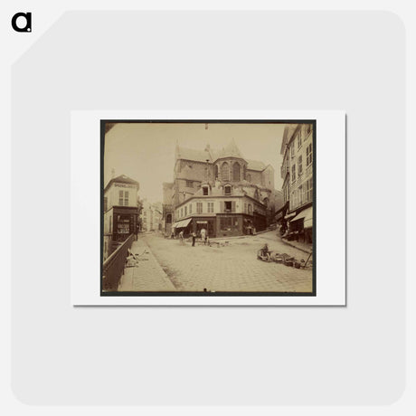 アートポストカード-Pontoise, Eglise Saint-Maclou
 - ウジェーヌ アジェ Postcard.