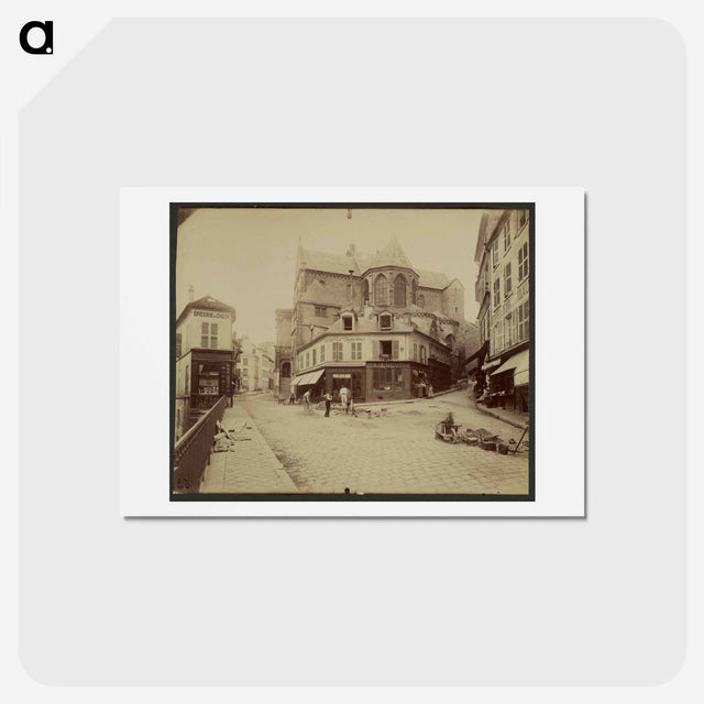 アートポストカード-Pontoise, Eglise Saint-Maclou
 - ウジェーヌ アジェ Postcard.