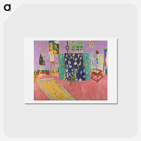 アートポストカード-The Pink Studio - アンリ マティス Postcard.