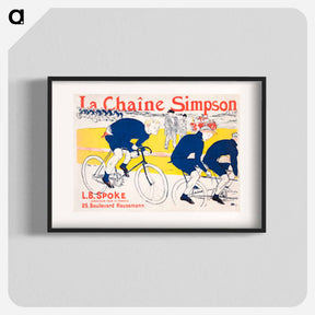 アートポスター-Skating - アンリ ド トゥールーズ ロートレック Poster.
