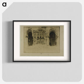 アートポスター-The Founder's Tomb, Church of Saint Bartholomew the Great
 - ジョセフ ペネル Poster.