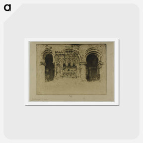 アートポストカード-The Founder's Tomb, Church of Saint Bartholomew the Great
 - ジョセフ ペネル Postcard.