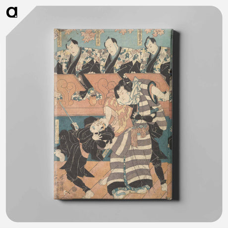 アートパネル-Album of Thirty Actor Prints
 - 歌川 国貞 Canvas.
