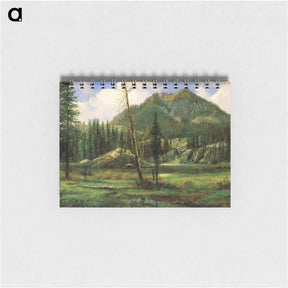 アートメモ帳-Sierra Nevada Mountains - アルバート ビアスタット Memo.