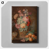 アートパネル-Flower Piece in Basket
 - バーンズ・コレクション Canvas.