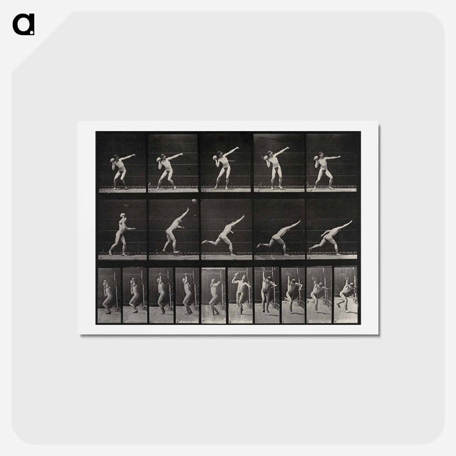 アートポストカード-Putting the Shot
 - エドワード マイブリッジ Postcard.
