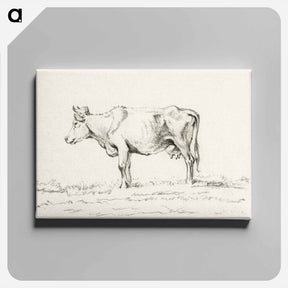 アートパネル-Standing cow - ジャン ベルナール Canvas.