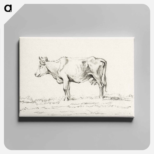 アートパネル-Standing cow - ジャン ベルナール Canvas.