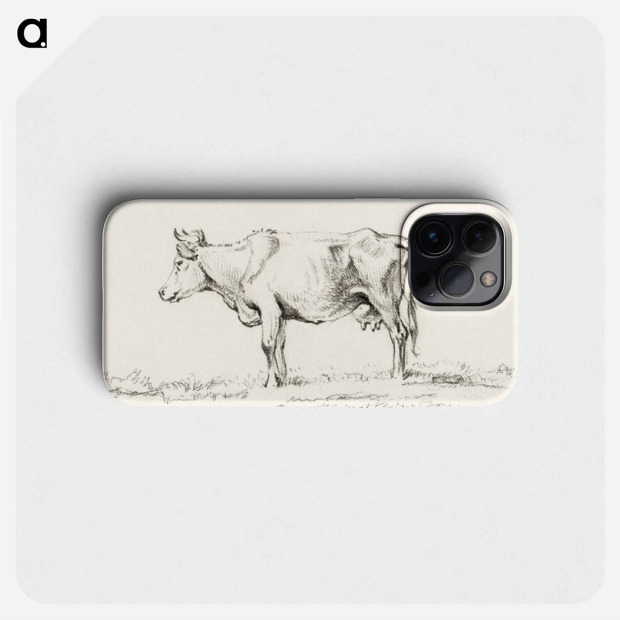 Standing cow - ジャン ベルナール Phone Case.