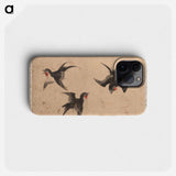 Original public domain image from the MET museum. - 葛飾 北斎 Phone Case.