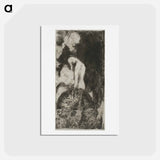 アートポストカード-Bather - オディロン ルドン Postcard.