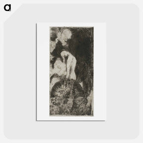 アートポストカード-Bather - オディロン ルドン Postcard.