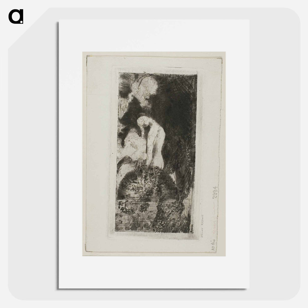 Bather - Odilon Redon Poster.