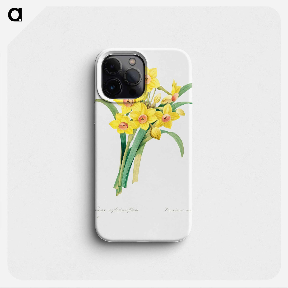 Chinese sacred lily - Pierre Joseph Redouté Phone Case.