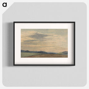 アートポスター-Landscape with Hills in the Distance
 - イェール大学アートギャラリー Poster.