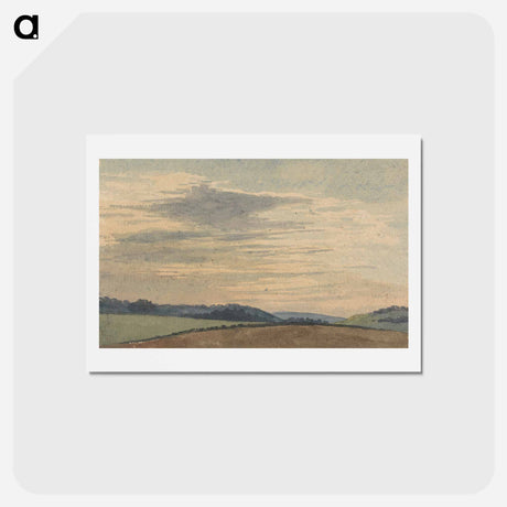アートポストカード-Landscape with Hills in the Distance
 - イェール大学アートギャラリー Postcard.
