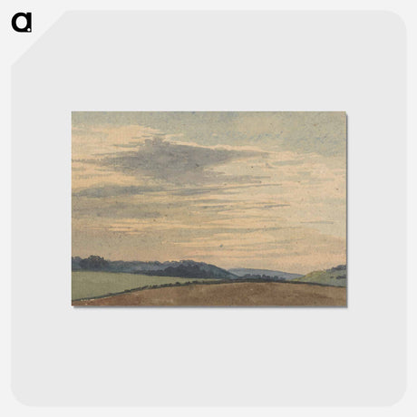 アートポストカード-Landscape with Hills in the Distance
 - イェール大学アートギャラリー Postcard.