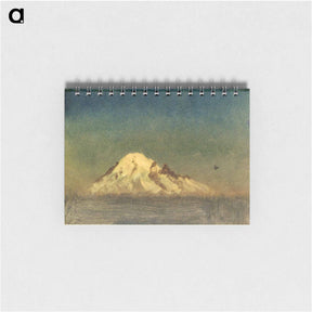 アートメモ帳-Snow Capped Moutain - アルバート ビアスタット Memo.
