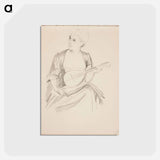 アートポストカード-(unknown) part of a sketchbook - アルバート エーデルフェルト Postcard.