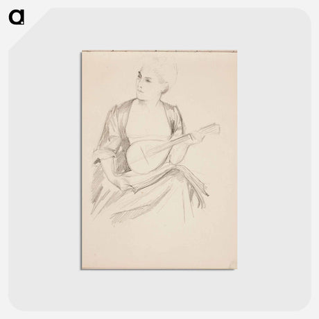アートポストカード-(unknown) part of a sketchbook - アルバート エーデルフェルト Postcard.