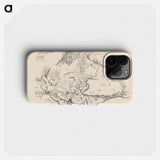 The man behind the village - アーノルド ピーター ワイズ クビンチャン Phone Case.