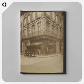 アートパネル-54 Rue Saint-Honoré et 1 Rue des Prouvaires
 - ウジェーヌ アジェ Canvas.
