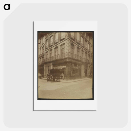 アートポストカード-54 Rue Saint-Honoré et 1 Rue des Prouvaires
 - ウジェーヌ アジェ Postcard.