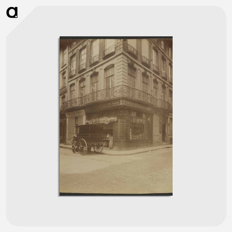 アートポストカード-54 Rue Saint-Honoré et 1 Rue des Prouvaires
 - ウジェーヌ アジェ Postcard.